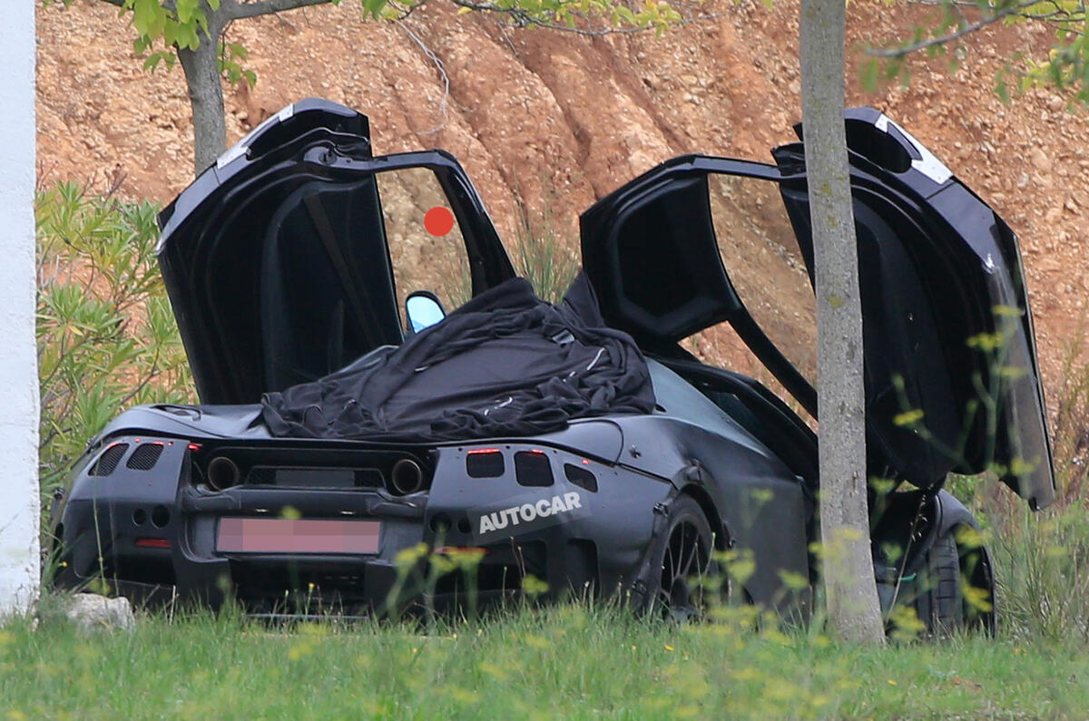 McLaren P14 - 650S replacement spotted testing