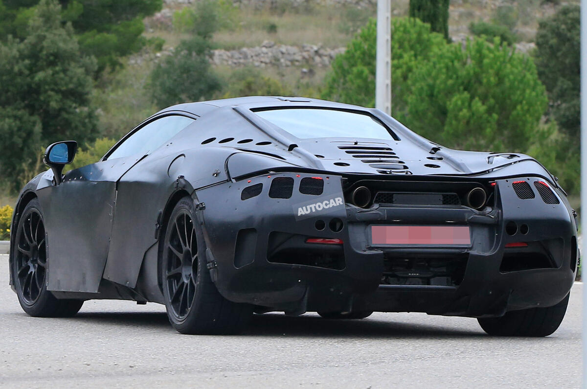 McLaren P14 - 650S replacement spotted testing