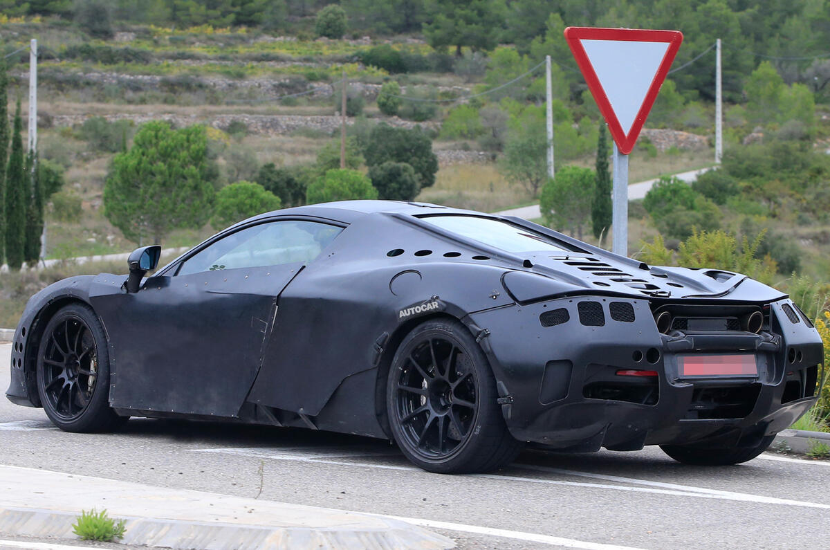 McLaren P14 - 650S replacement spotted testing