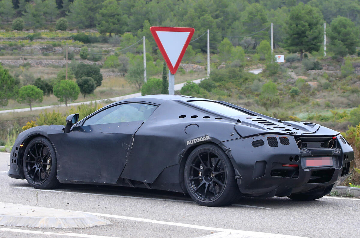 McLaren P14 - 650S replacement spotted testing