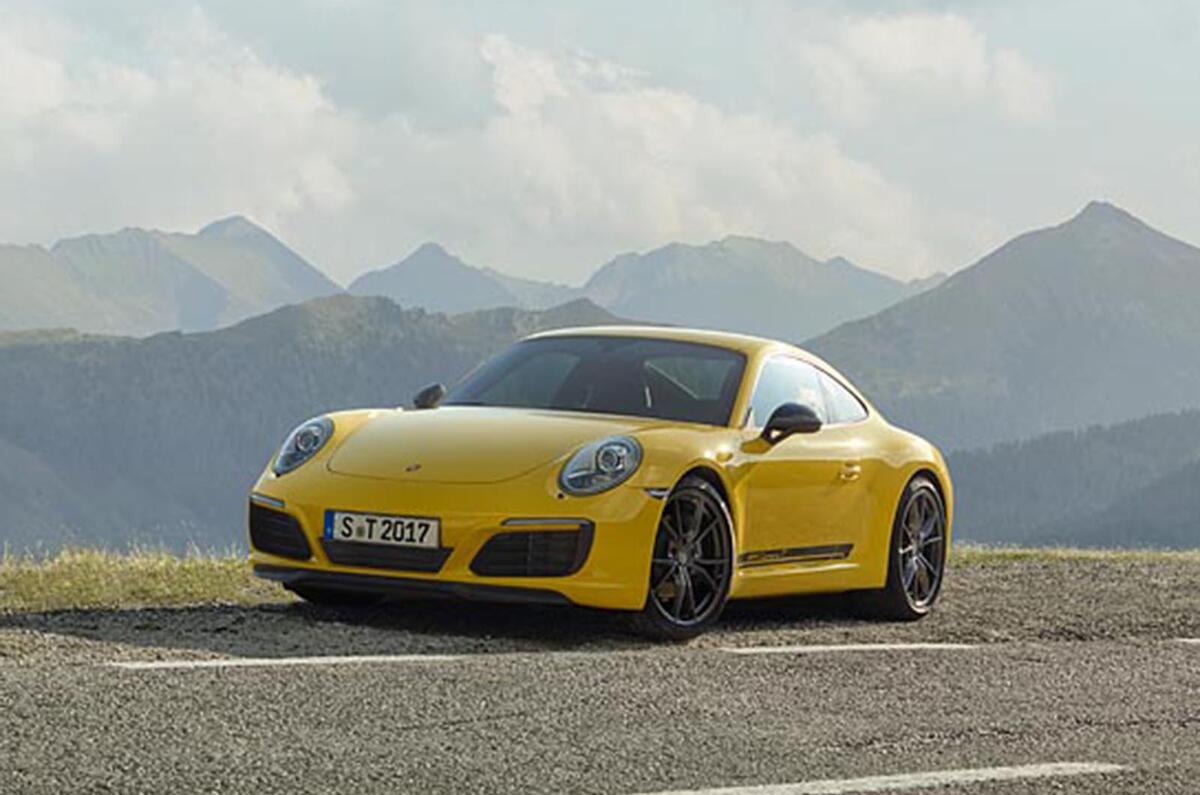 Porsche 911 Carrera T revealed as pared-back special