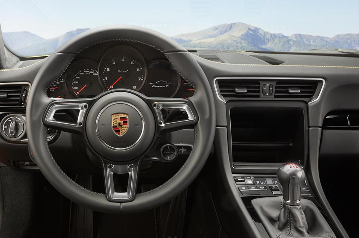 Porsche 911 Carrera T revealed as pared-back special