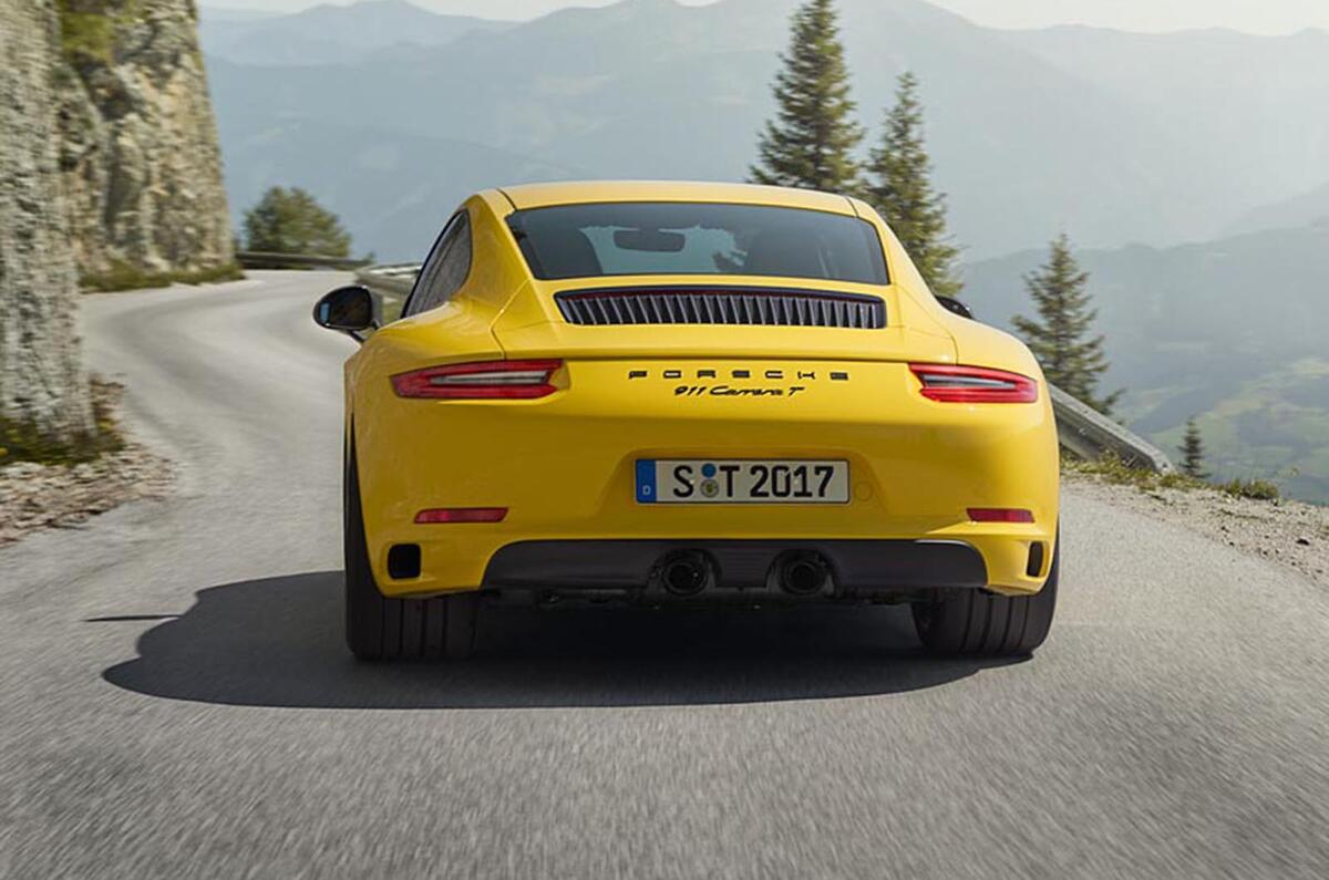 Porsche 911 Carrera T revealed as pared-back special