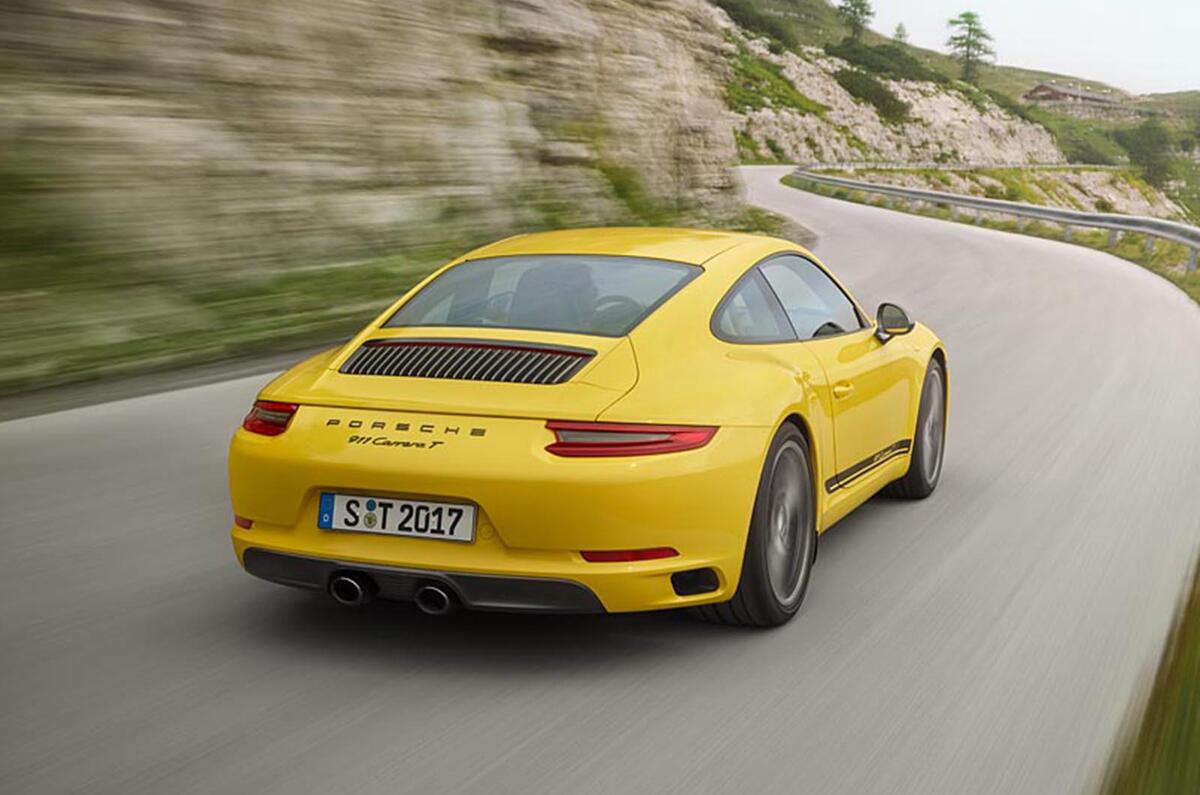 Porsche 911 Carrera T revealed as pared-back special