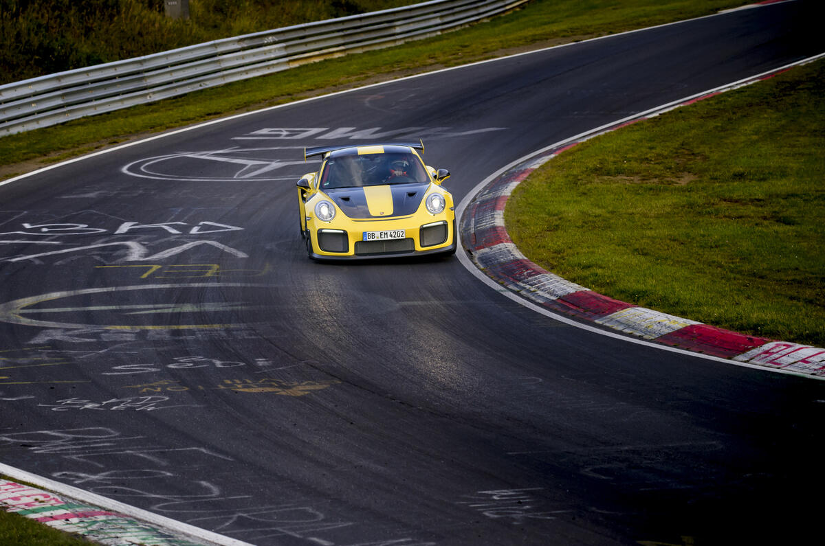 Porsche 911 GT2 RS breaks Nürburgring rear-drive record