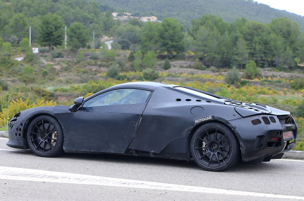McLaren P14 - 650S replacement spotted testing