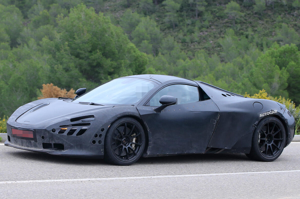 McLaren P14 - 650S replacement spotted testing