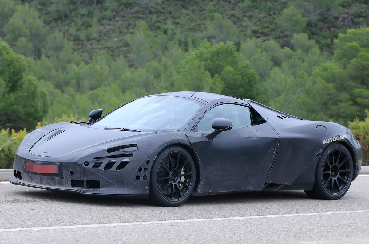 McLaren P14 - 650S replacement spotted testing