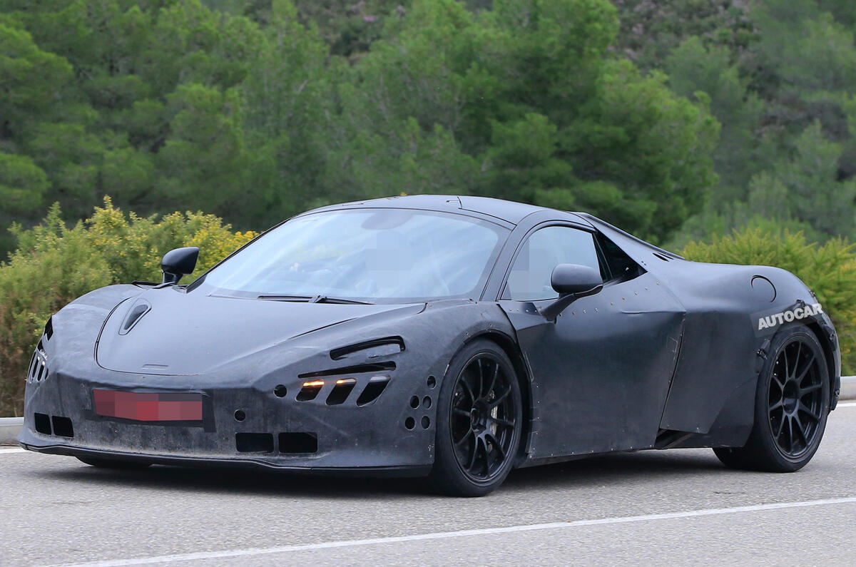 McLaren P14 - 650S replacement spotted testing