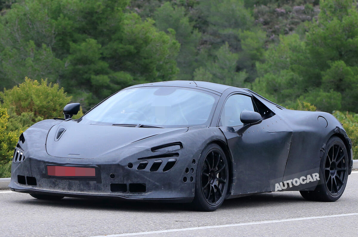 McLaren P14 - 650S replacement spotted testing