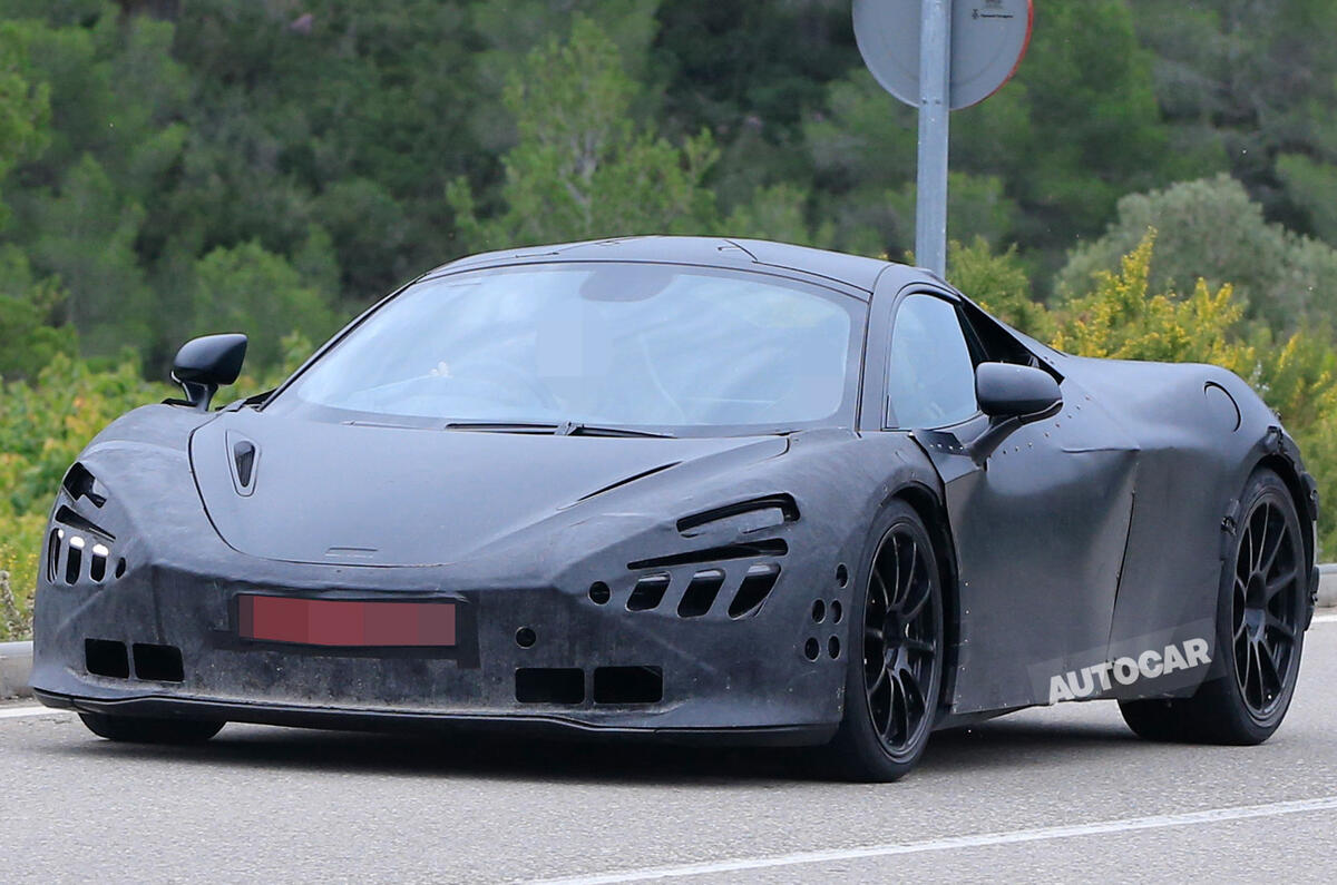 McLaren P14 - 650S replacement spotted testing
