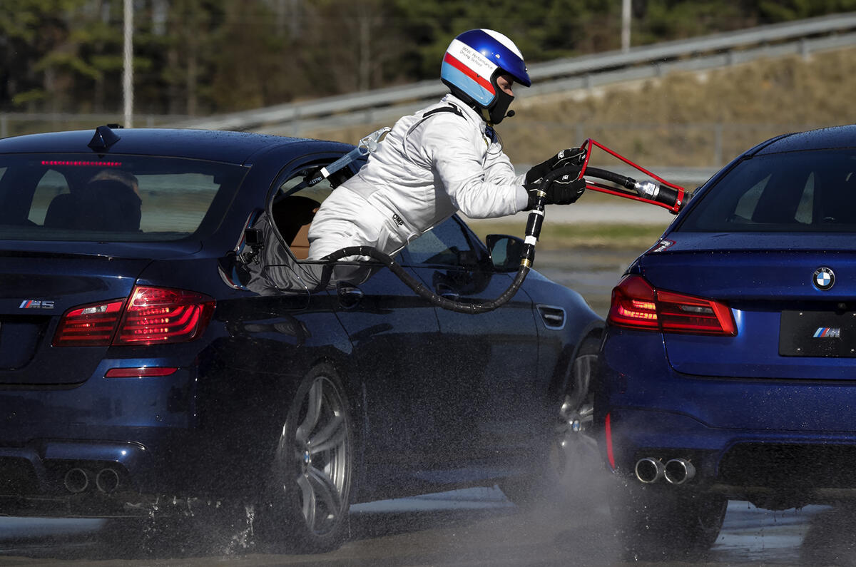 BMW M5 breaks world record the longest drift