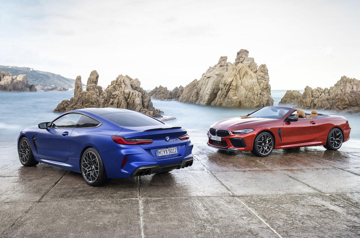 2019 BMW M8 Coupe and Convertible - press shots