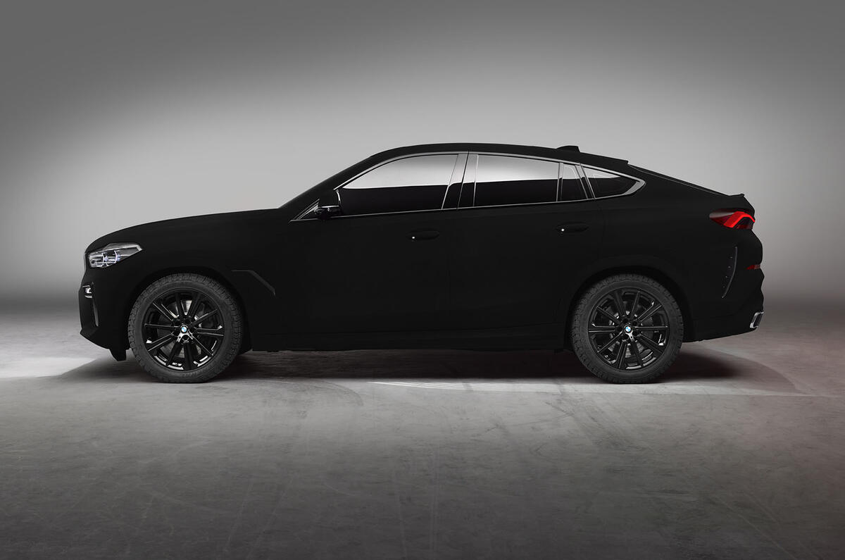 2019 BMW X6 Vantablack concept