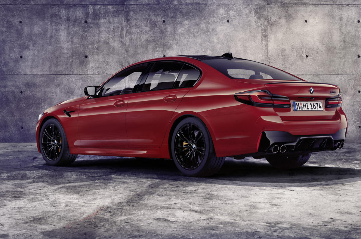 BMW M5 2020 - static rear BMW M5 2020 - static rear
