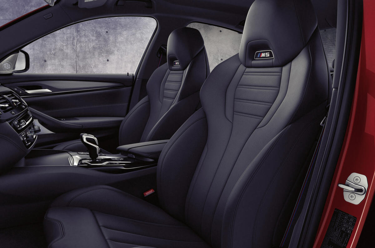 BMW M5 2020 - front seats BMW M5 2020 - front seats