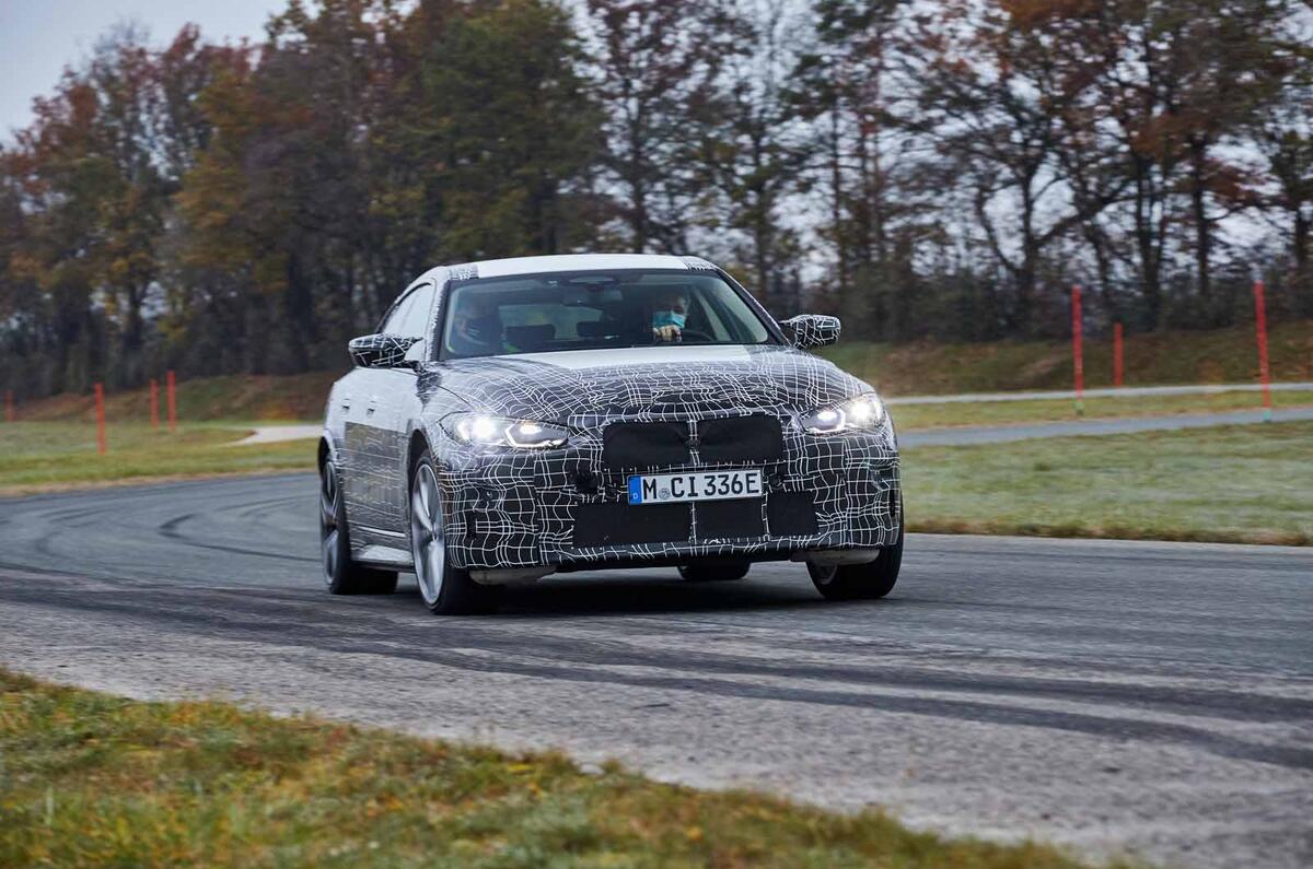 BMW i4 front BMW i4 front