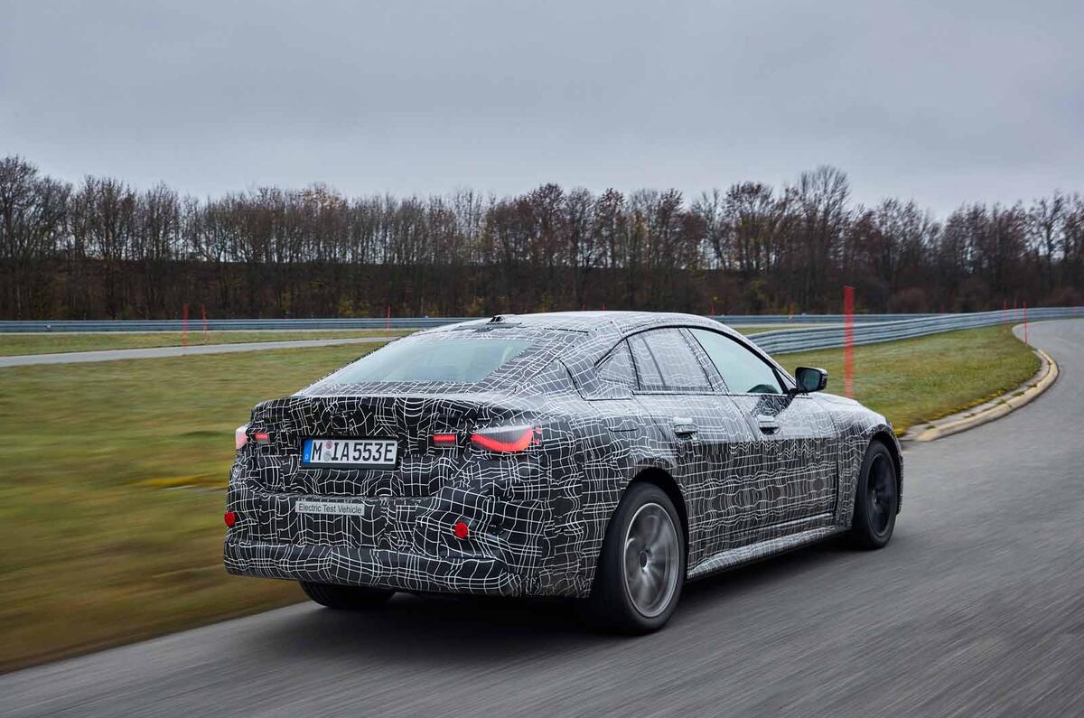 BMW i4 rear