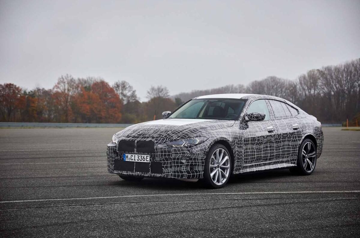 BMW i4 front side BMW i4 front side