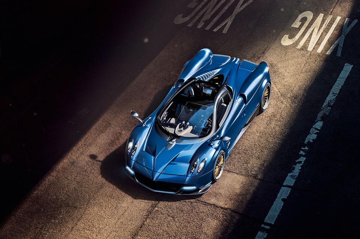 754bhp Pagani Huayra Roadster - extreme 1280kg drop-top hypercar