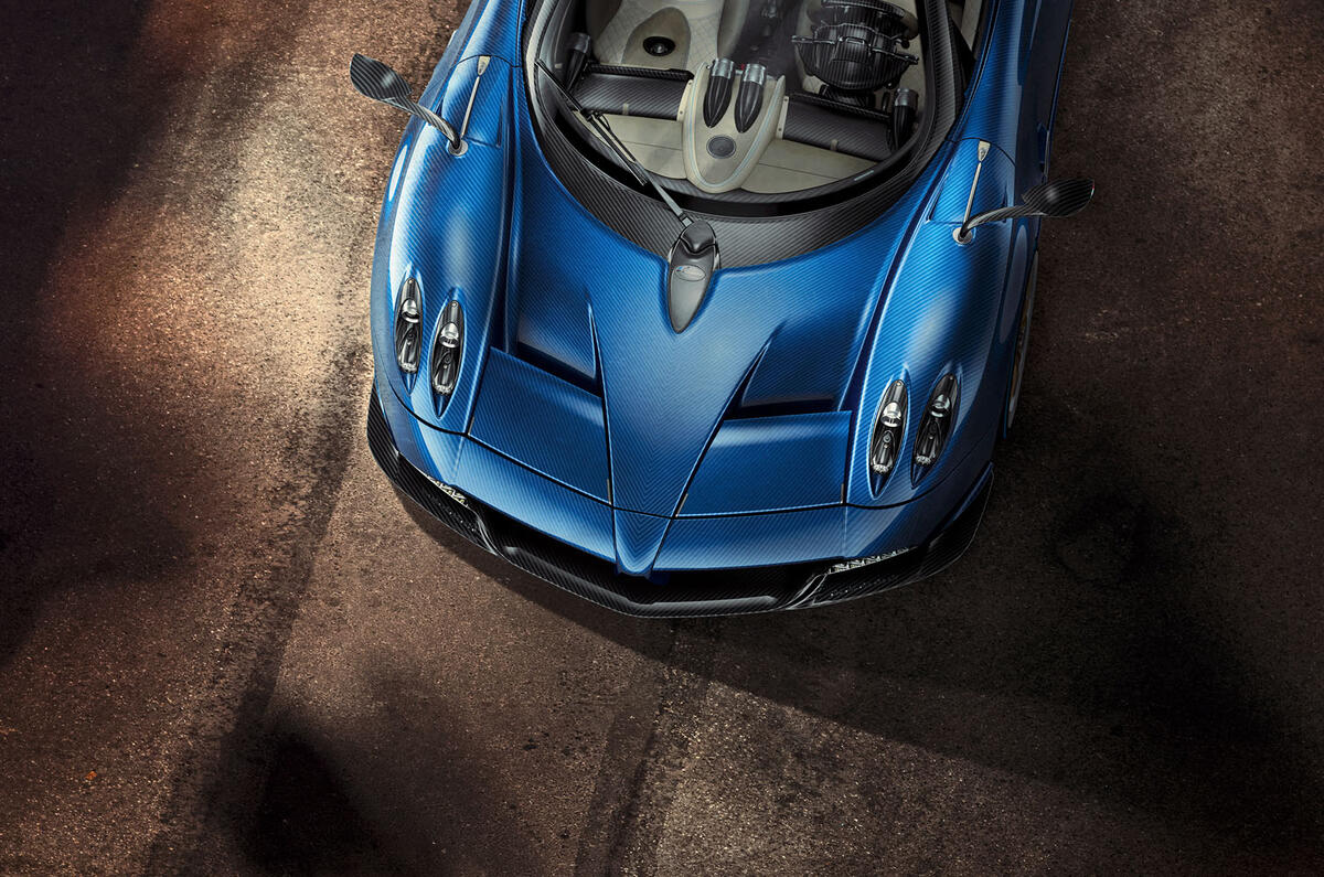 754bhp Pagani Huayra Roadster - extreme 1280kg drop-top hypercar