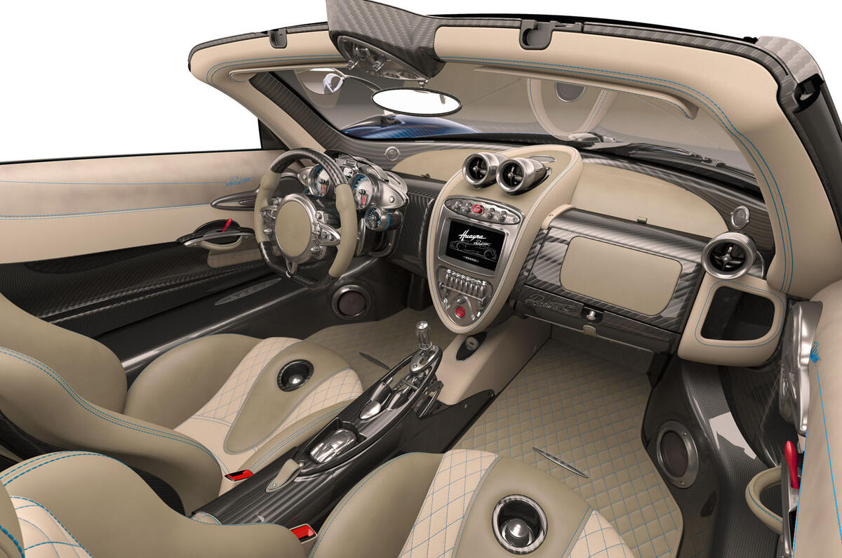 754bhp Pagani Huayra Roadster - extreme 1280kg drop-top hypercar