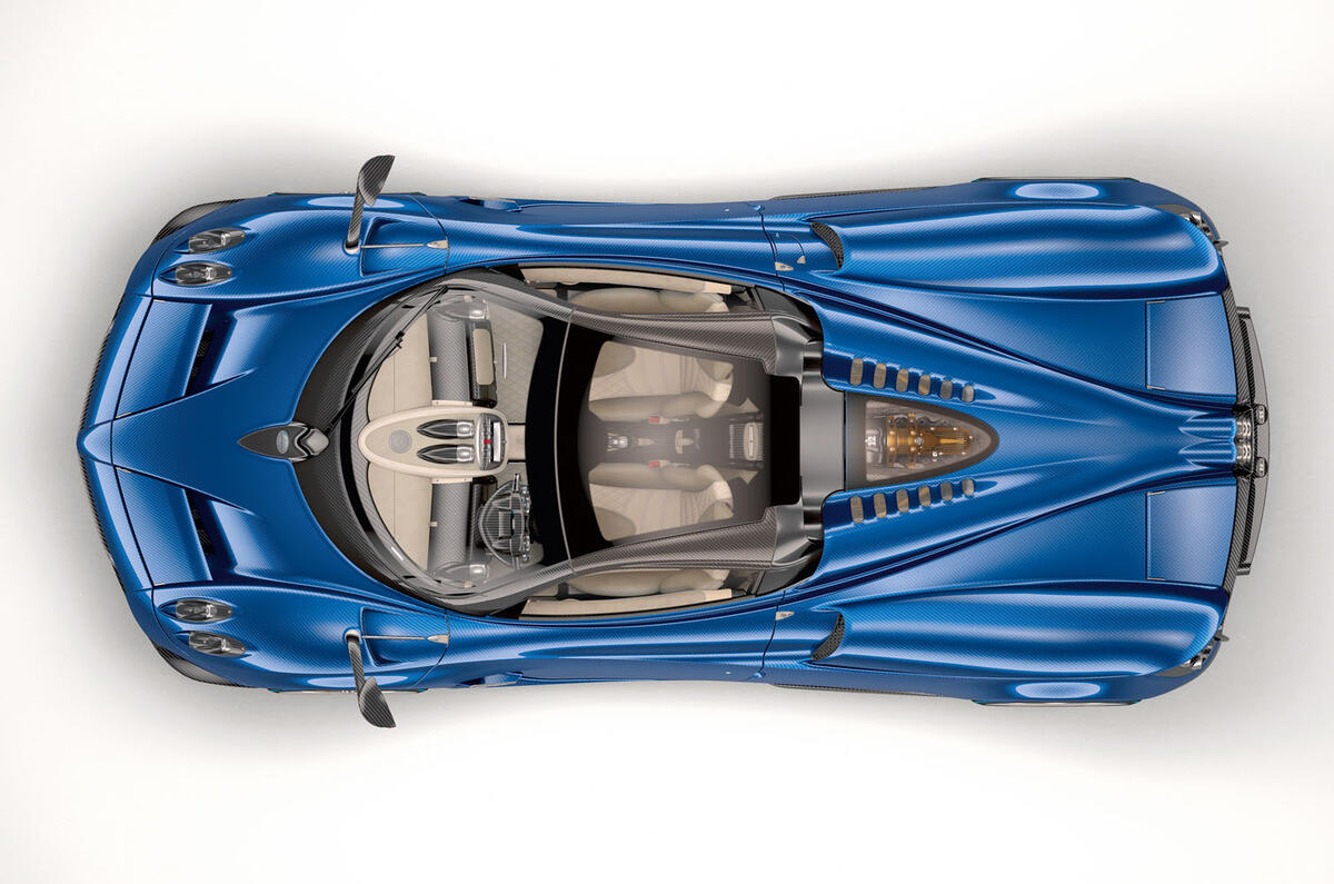 754bhp Pagani Huayra Roadster - extreme 1280kg drop-top hypercar