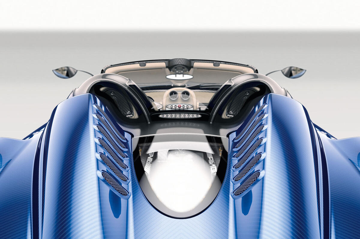 754bhp Pagani Huayra Roadster - extreme 1280kg drop-top hypercar