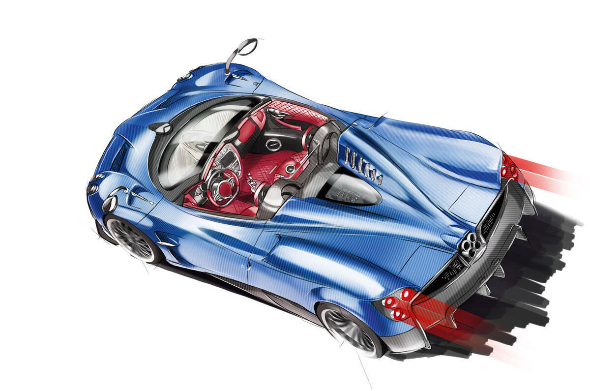 754bhp Pagani Huayra Roadster - extreme 1280kg drop-top hypercar