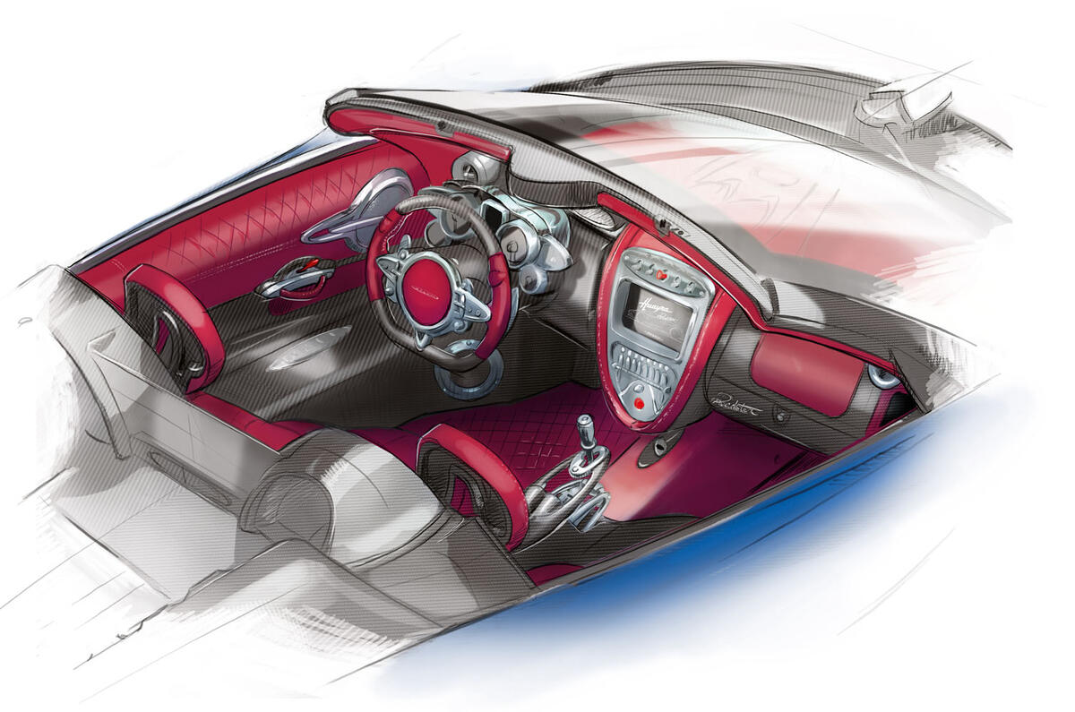 754bhp Pagani Huayra Roadster - extreme 1280kg drop-top hypercar
