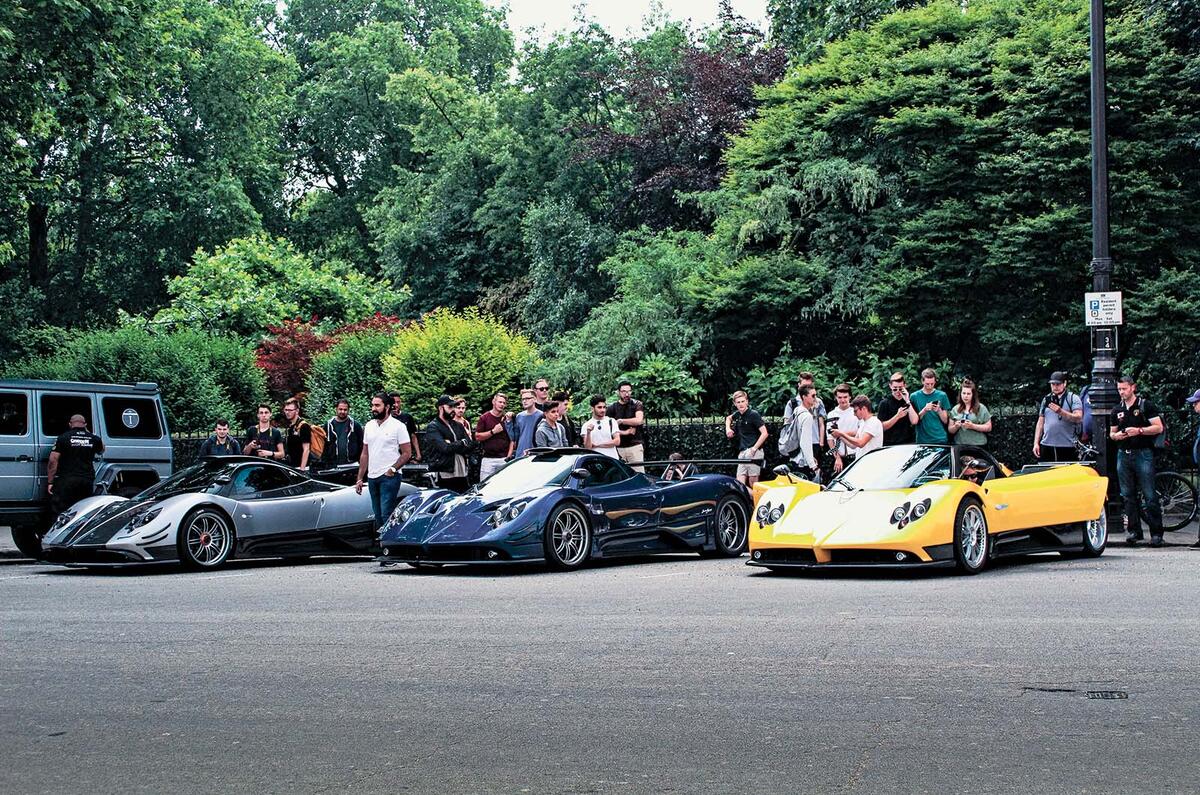 Pagani Zonda line up Pagani Zonda line up