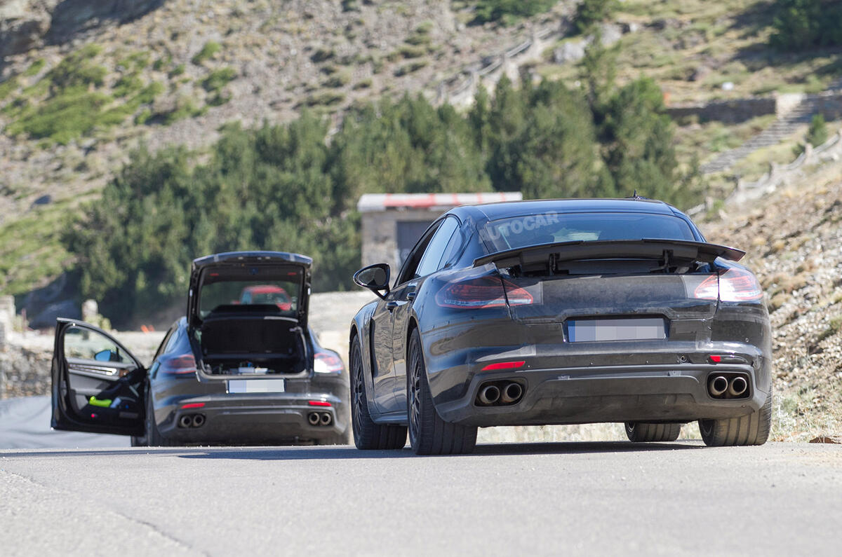 Porsche Panamera spy 2016