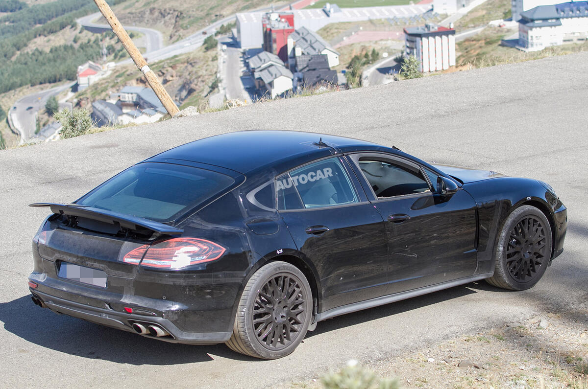 Porsche Panamera spy 2016