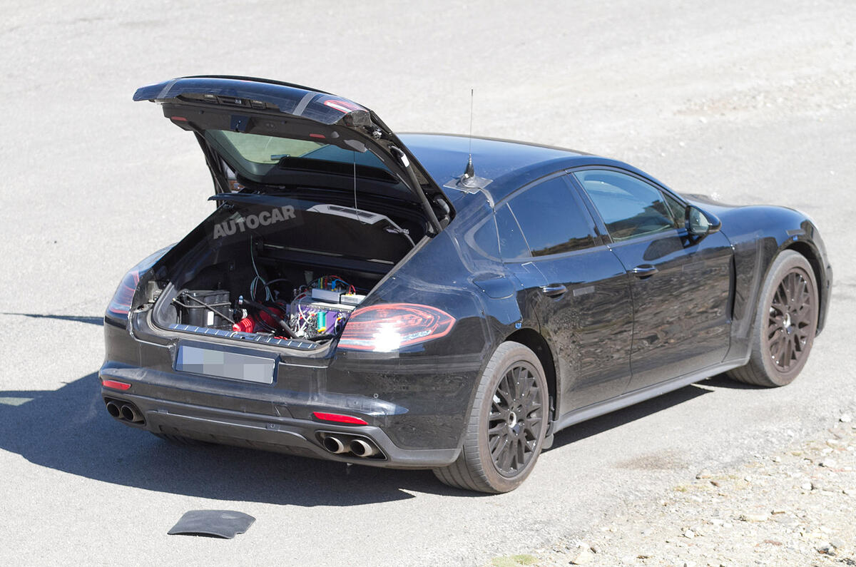 Porsche Panamera spy 2016