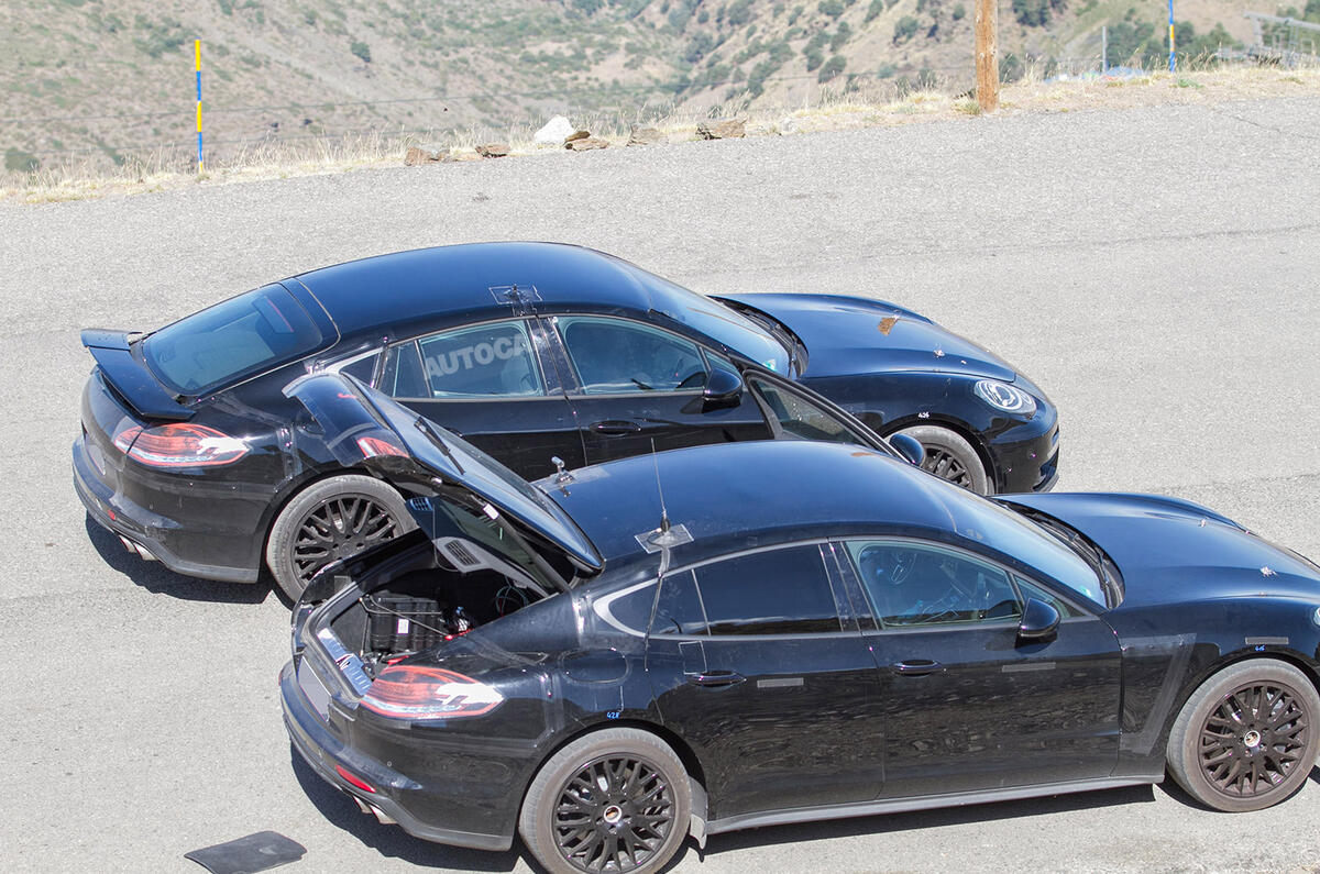 Porsche Panamera spy 2016