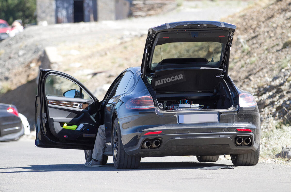 Porsche Panamera spy 2016