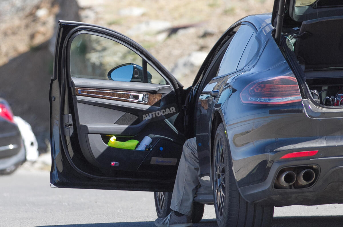 Porsche Panamera spy 2016