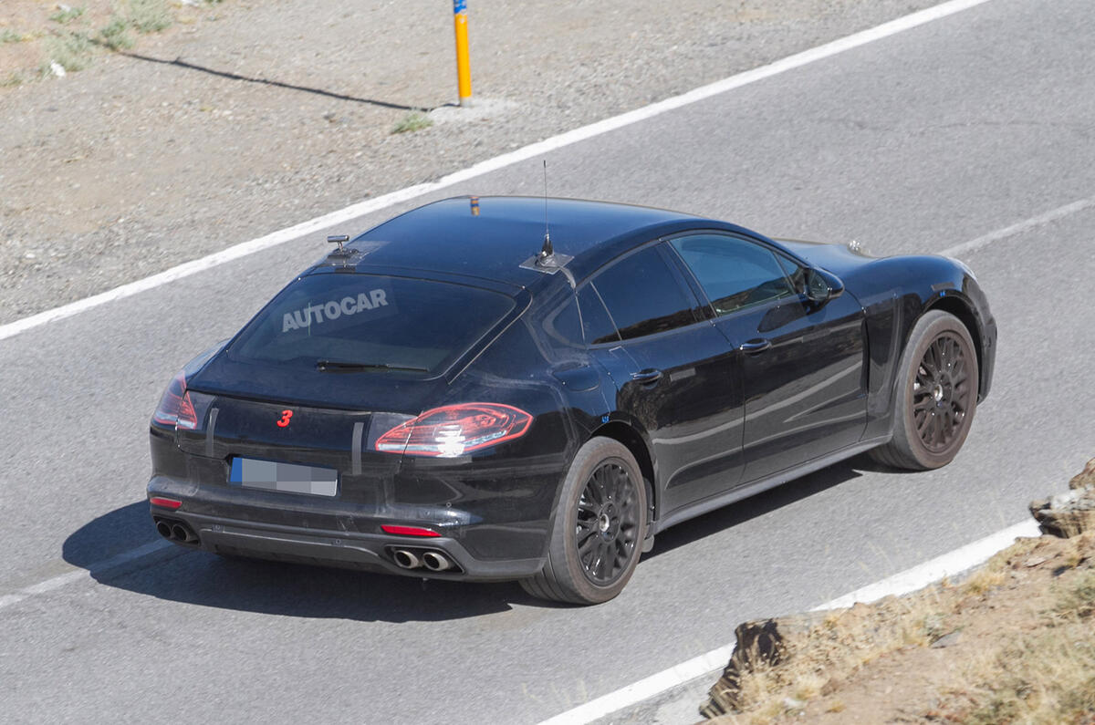 Porsche Panamera spy 2016