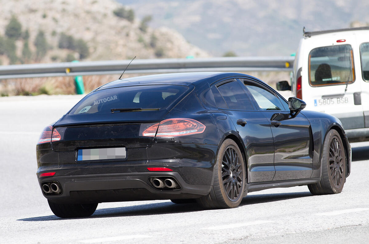 Porsche Panamera spy 2016