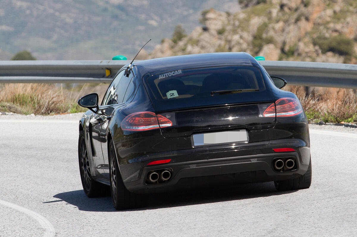 Porsche Panamera spy 2016