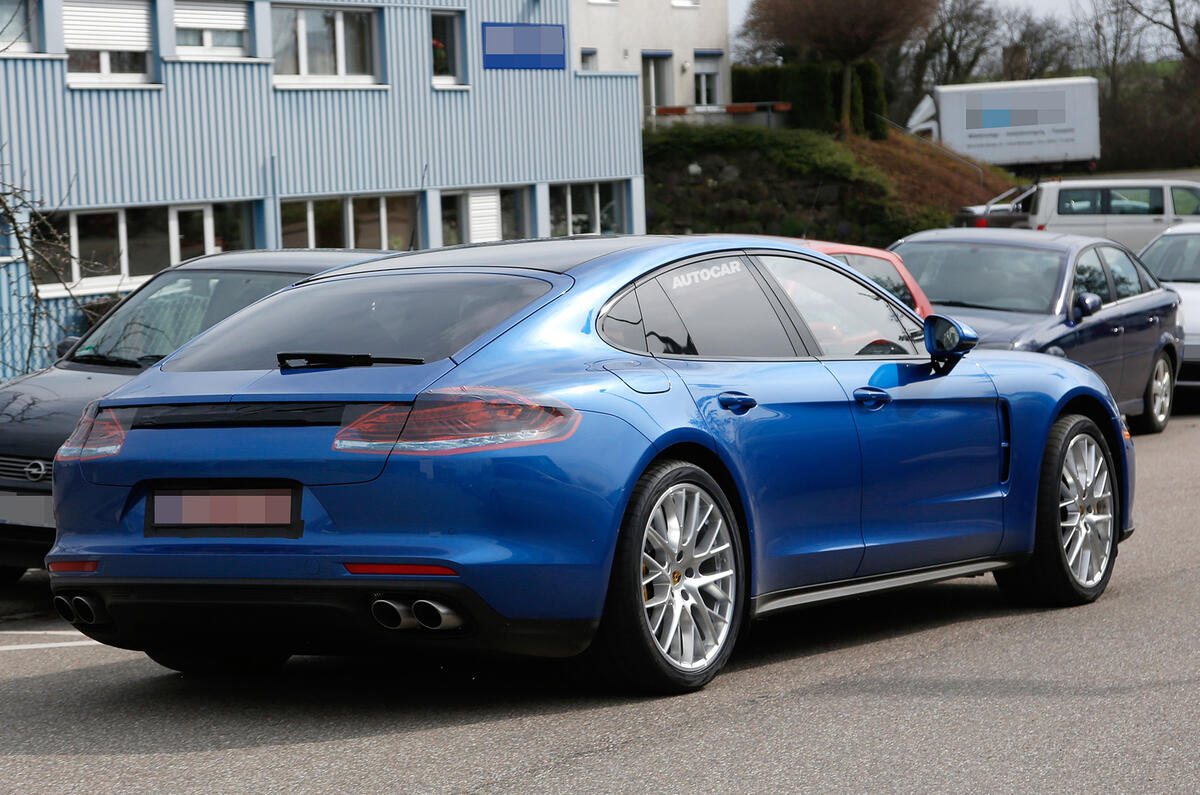 Porsche Panamera spy 2017