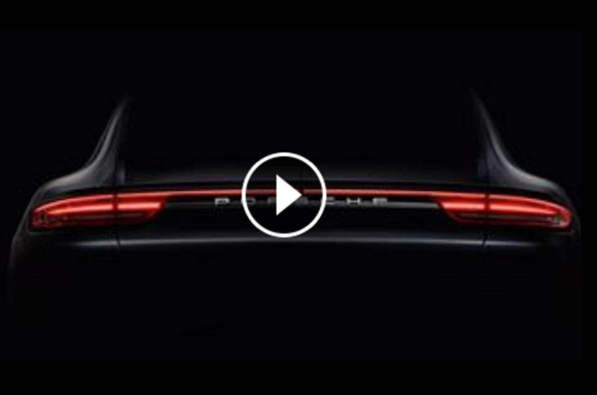Porsche Panamera teaser