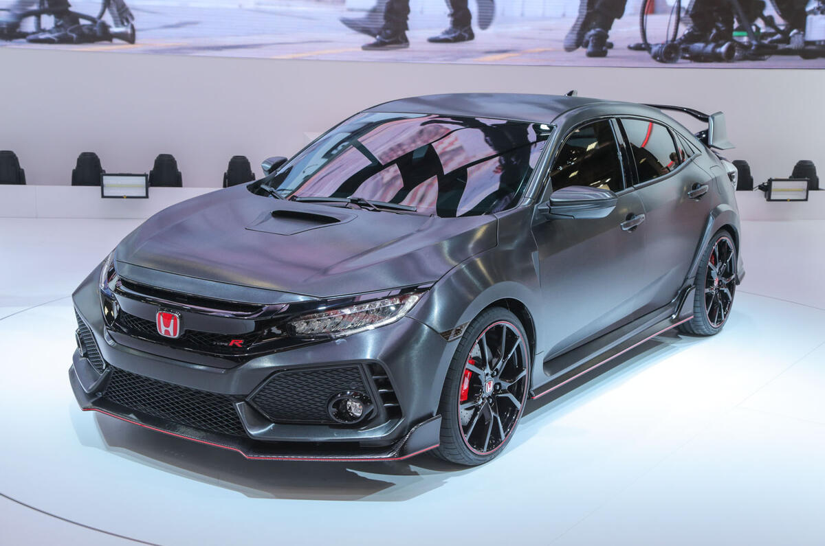 Honda Civic Type R concept at the Paris motor show 2016 - show report and gallery
