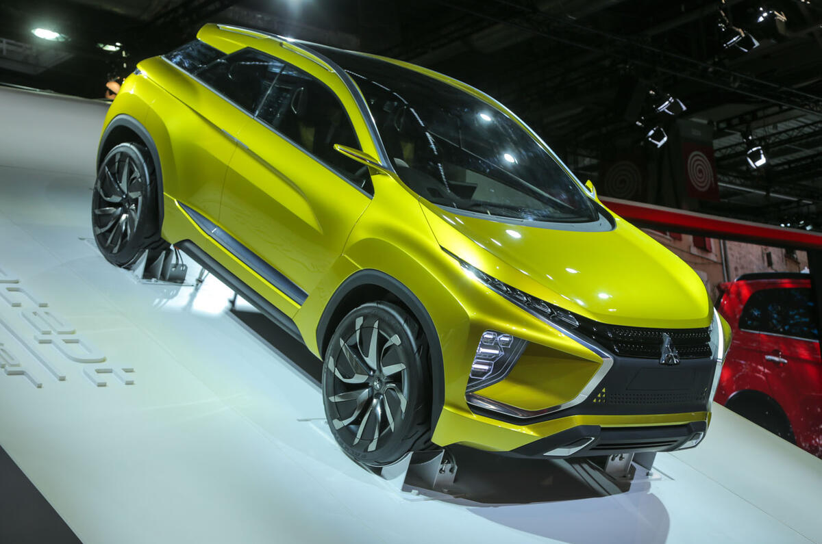 Mitsubishi eX concept at the Paris motor show 2016 - show report and gallery