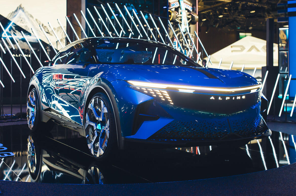 Paris motor show 2024 Alpine A390 Beta Paris motor show 2024 Alpine A390 Beta