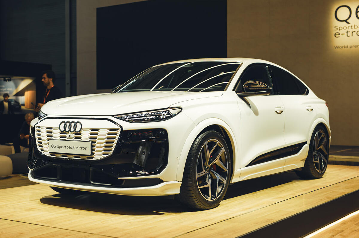 Paris motor show 2024 Audi Q6 Sportback E Tron Paris motor show 2024 Audi Q6 Sportback E Tron