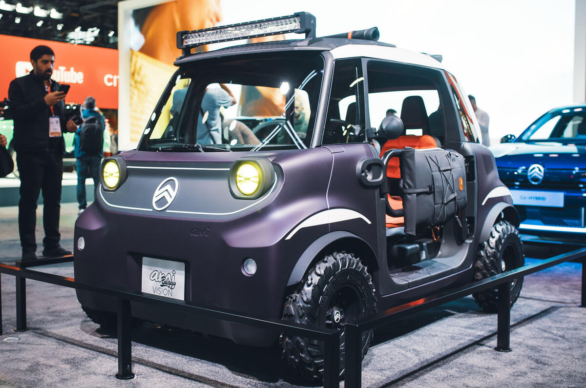 Paris motor show 2024 Citroen Ami buggy concept Paris motor show 2024 Citroen Ami buggy concept