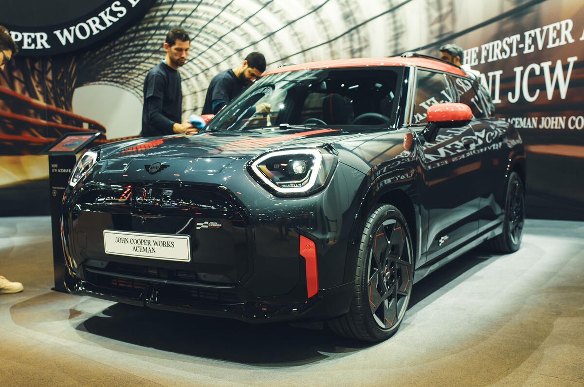 Paris motor show 2024 Mini Aceman JCW Paris motor show 2024 Mini Aceman JCW