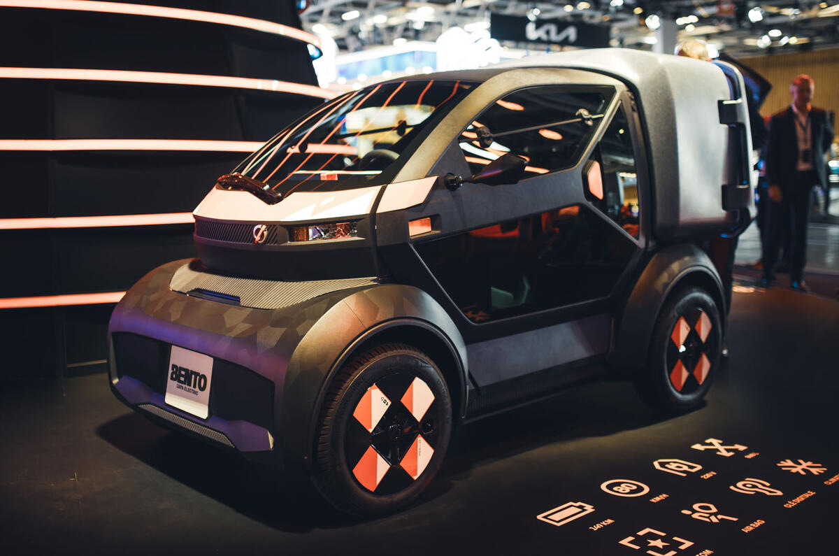 Paris motor show 2024 Mobilize Bento Paris motor show 2024 Mobilize Bento