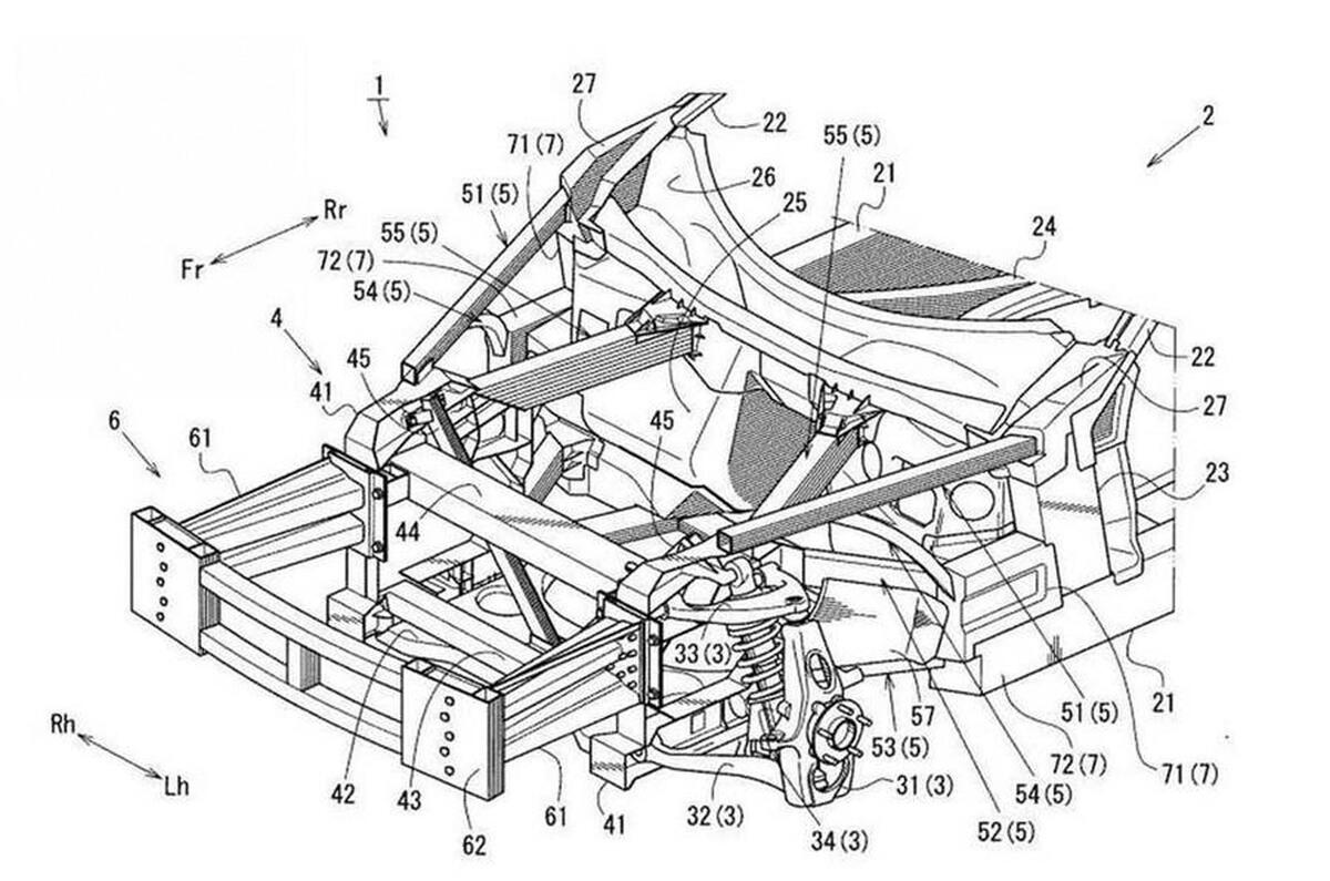 Mazda chassis patent  Mazda chassis patent